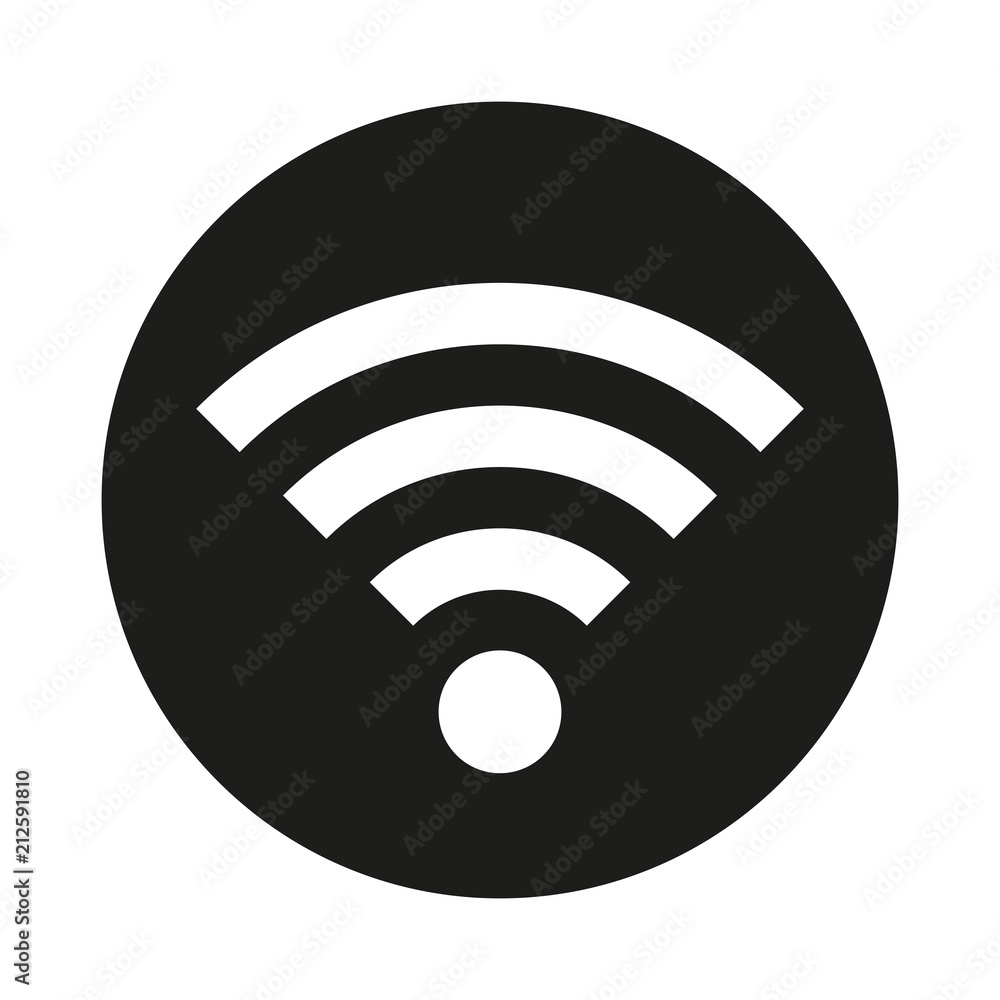 Vektor Wi-Fi Symbol Vektor Wi-Fi Symbol