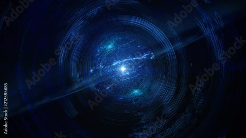 スターパーティクル サークル ブルー