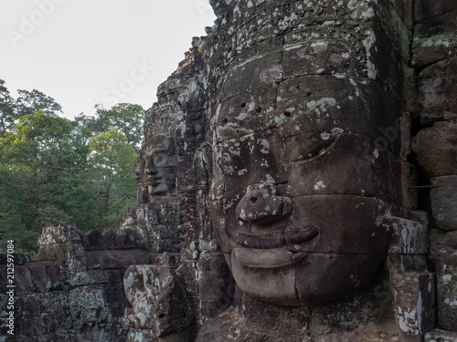 Faces at Bayon Temple, Siem Reap, Cambodia © NIPATHORN