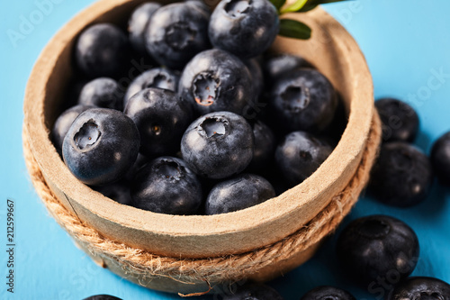 Wallpaper Mural Fresh ripe blueberry close up Torontodigital.ca