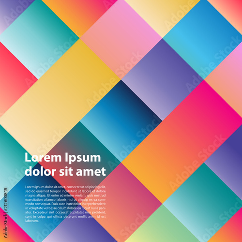 stock vector colorful mosaic, modern gradients geometric patterns