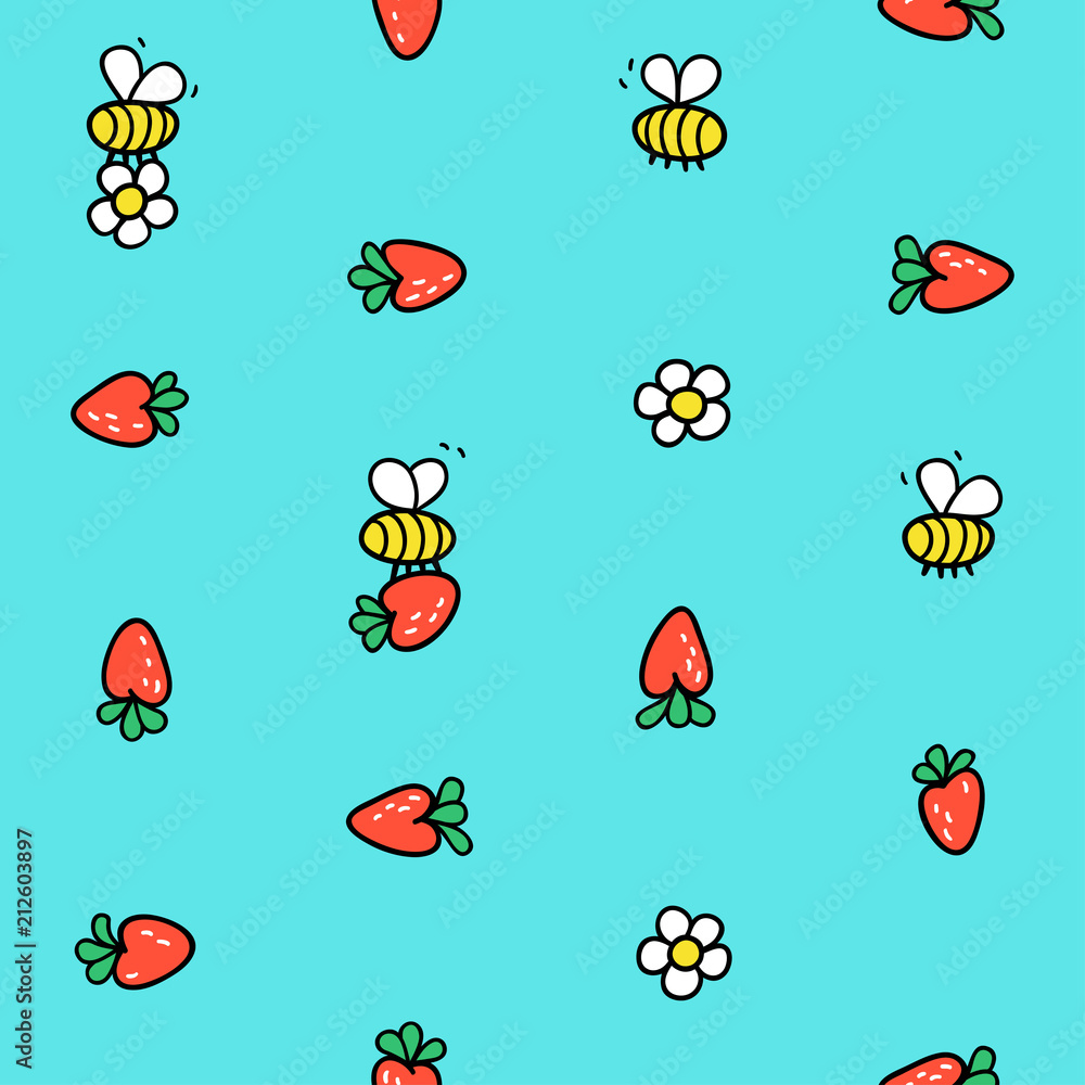 Enjoy summer seamless vector pattern. Enjoy summer seamless vector pattern.