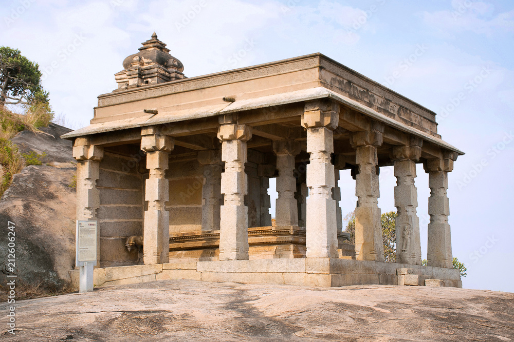 Chennanna Basadi, Vindhyagiri Hill, Shravanbelgola, Karnataka.