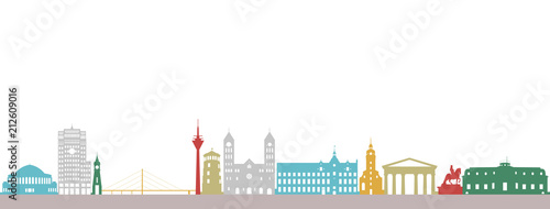 Düsseldorf, farbenfroh