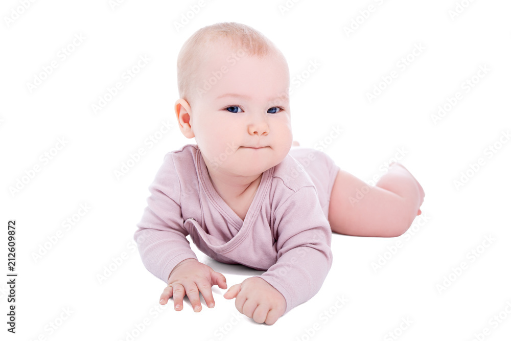 portrait of baby girl toddler isolated on white portrait of baby girl toddler isolated on white