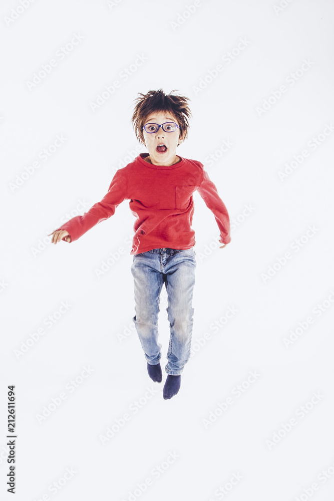 Happy kids isolated Happy kids isolated
