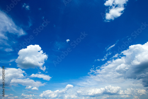 Fototapeta Naklejka Na Ścianę i Meble -  Blue sky with white clouds.