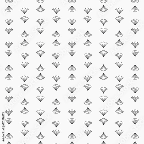 small and tiny fan art deco Japan styles with scale motifs. Vector pattern. pattern is on swatches panel.
