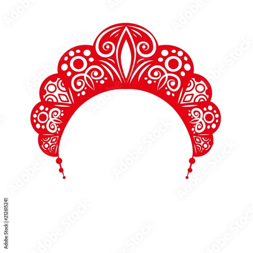 Kokoshnik headdress female folk photo