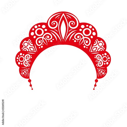 Kokoshnik headdress female folk