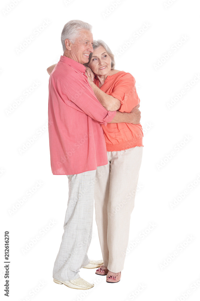 portrait of senior couple posing portrait of senior couple posing
