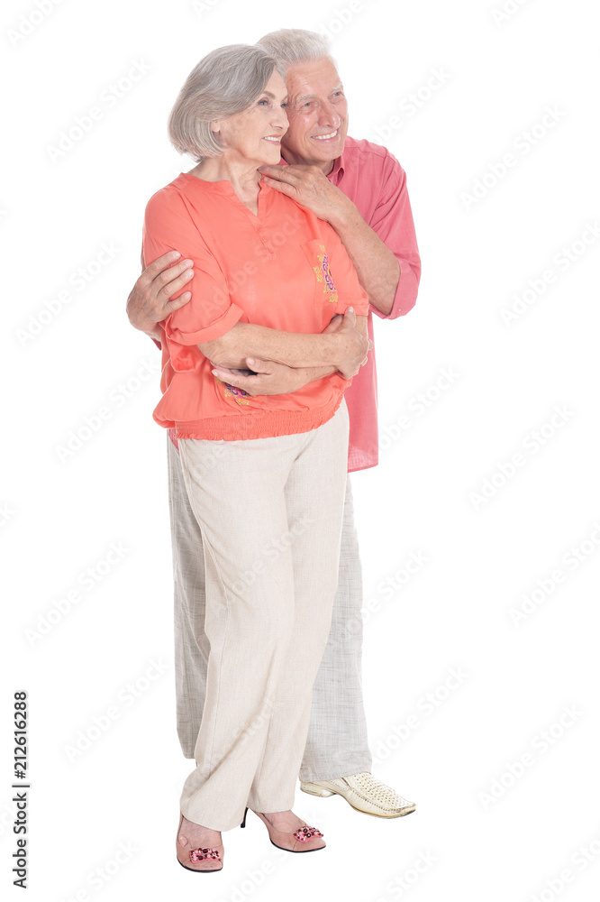 portrait of senior couple posing portrait of senior couple posing