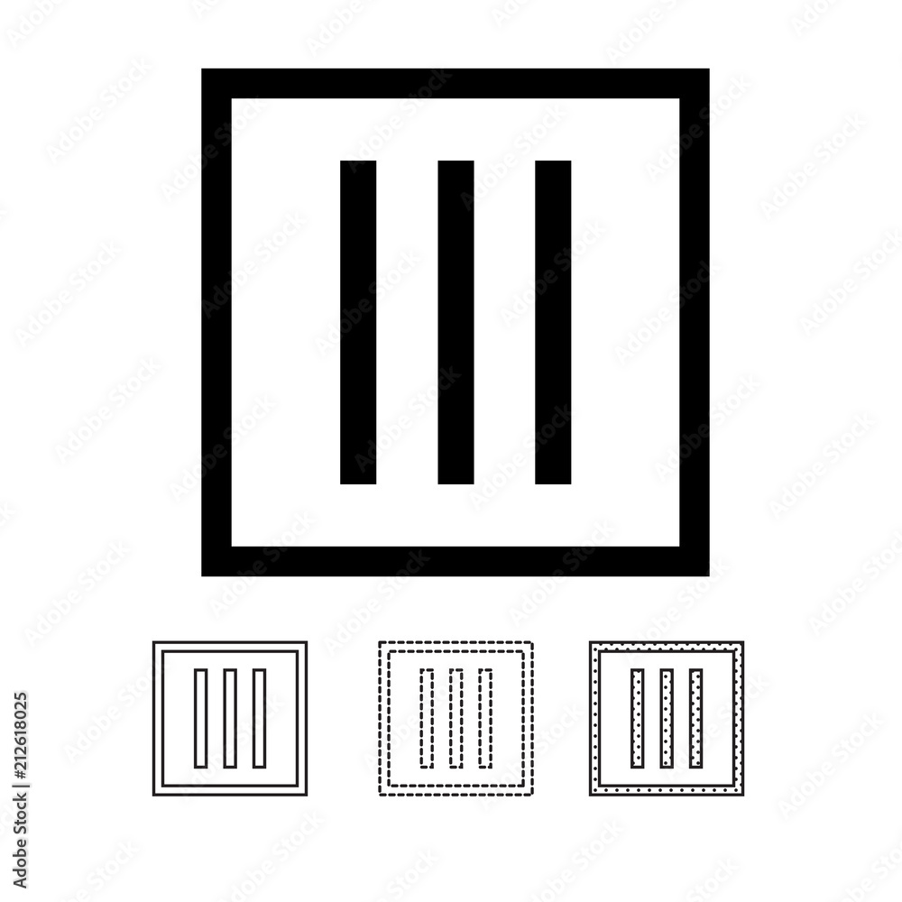 laundry symbol icon vector