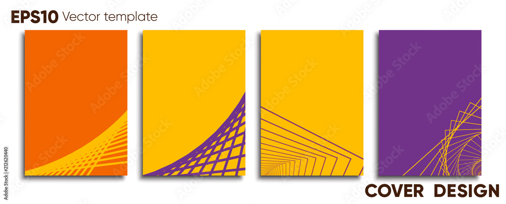 Obraz premium Creative colored cover. Cover design.