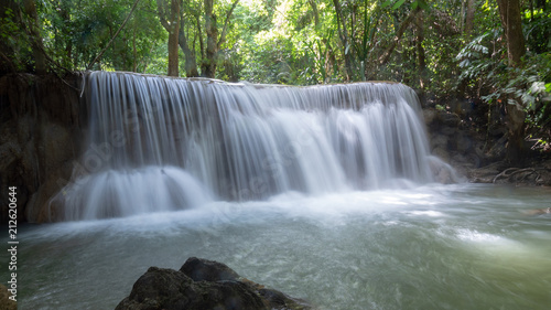 Huay Mae Khamin waterfall  Kanjanaburi  Thailand