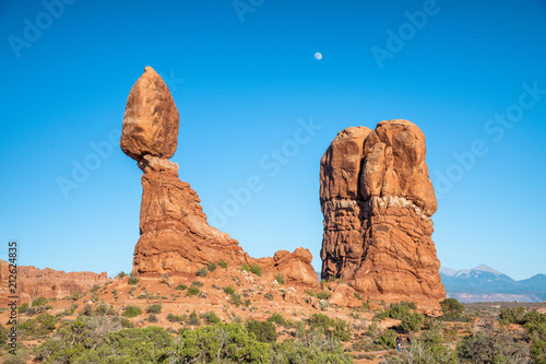 Balanced Rock in Arches National Park, USA