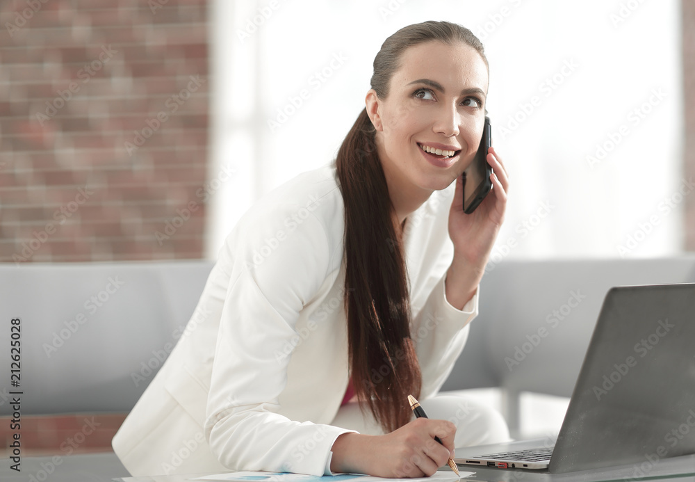 business woman working with financial documents business woman working with financial documents