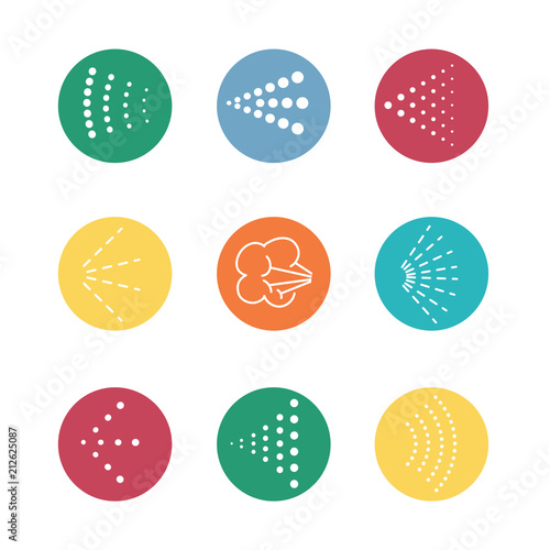 Spray Icon - Aerosol sprayer vector icon - Illustration with multiple styles
