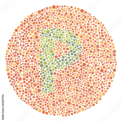 Red Green Color Blind Test Upper Letter P