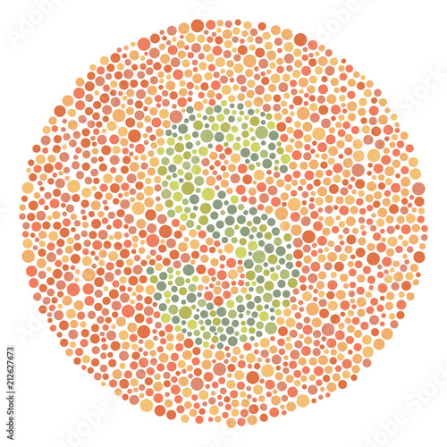 Red Green Color Blind Test Upper Letter S