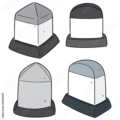 vector set of milestone