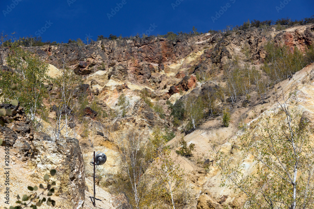 Naklejka premium Autumn Landscape of Rock Formation Devil's town in Radan Mountain, Serbia