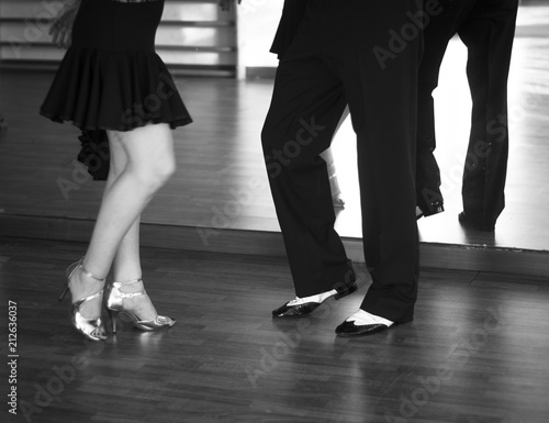 Ballroom dance salsa dancers © edwardolive