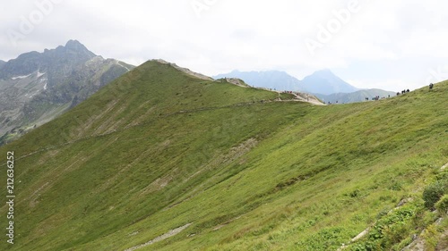 4K time lapse Zakopane moutains