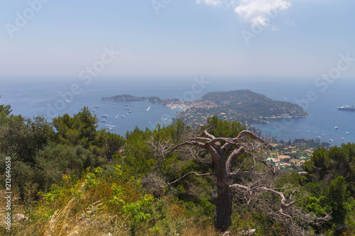 Blick auf das Cap Ferrat von der Grand Corniche photo