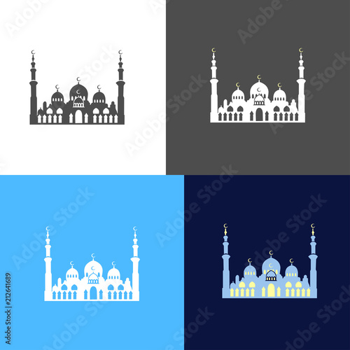 Vector icon of Sheikh Zayed Mosque