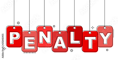 red flat line tag penalty