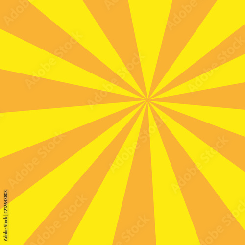 Retro sunburst ray in vintage style