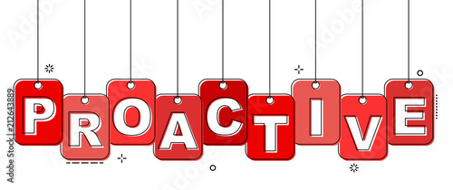 red flat line tag proactive