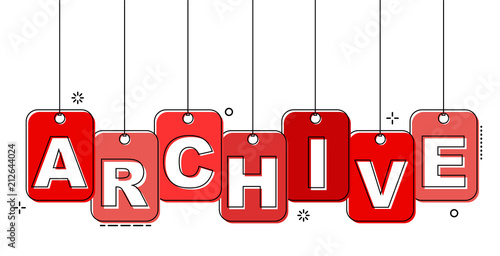 red flat line tag archive