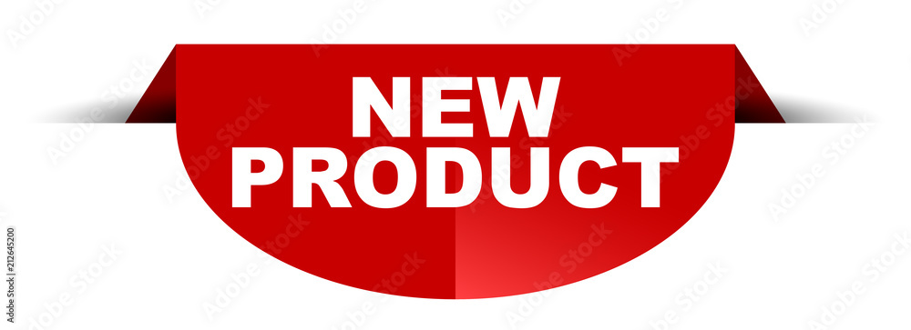 red vector round banner new product red vector round banner new product