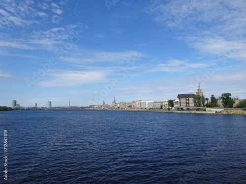 Daugava river in Riga city © Samir