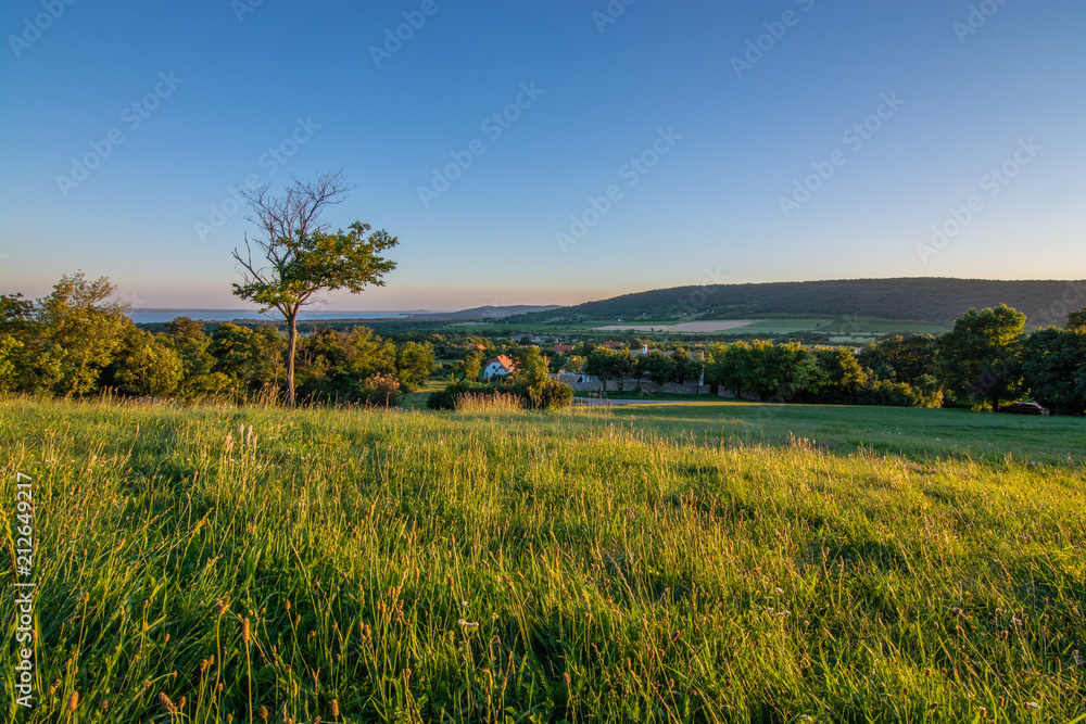 Fototapeta premium Dörgicsei naplemente
