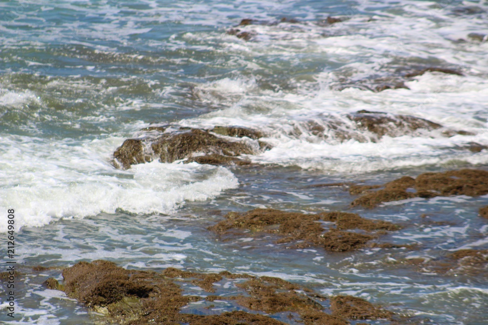 mer et vagues à marée montante en Vendée mer et vagues à marée montante en Vendée