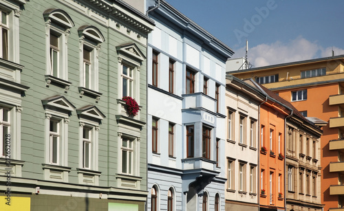 View of old district of Usti nad Labem. Czech Republic