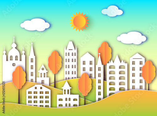 building of big city