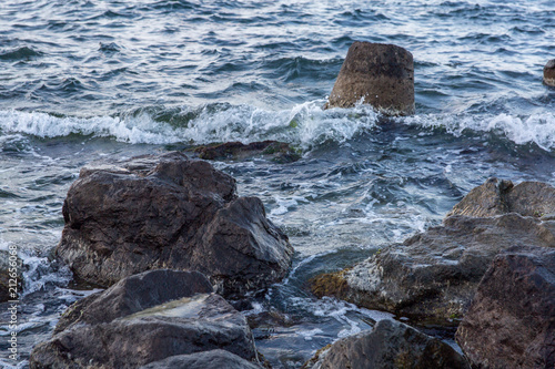Black Sea view stones