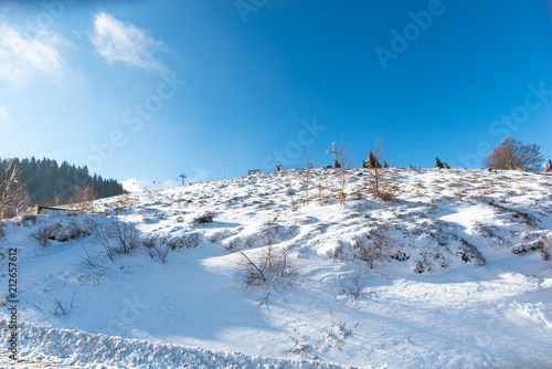 winter mountain landscape