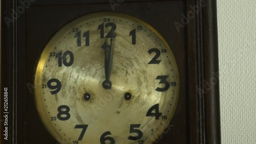 Wallpaper Mural Time passes by. slowly but surely. Beautiful old clock on a wall. Filmed in 60 fps slowmotion in Full HD. Torontodigital.ca