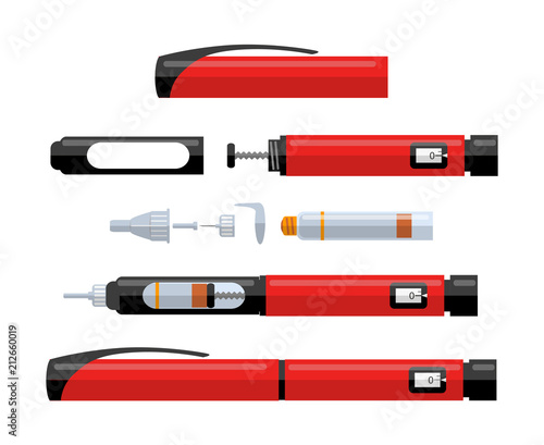 Part of diabetic insulin pen