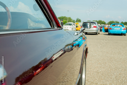 Moscow, Russia - June 23, 2018: JapanDays festival of japan cars - with serial and customized muscle cars