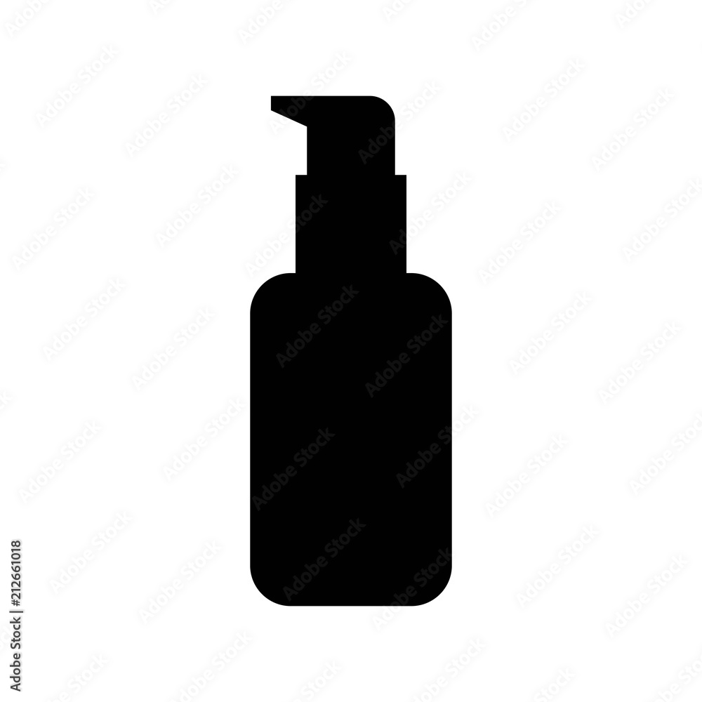 jar cream-gel icon black. isolated jar cream-gel icon black. isolated