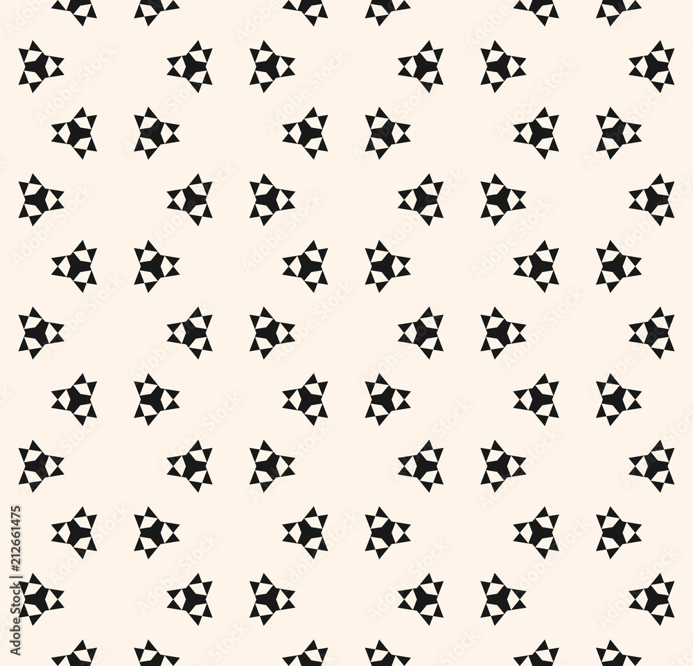Vector abstract seamless pattern with simple geometric figures, triangles Vector abstract seamless pattern with simple geometric figures, triangles