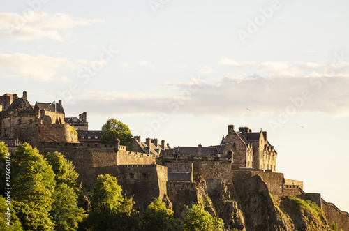 Edinburgh Castle in the Sun