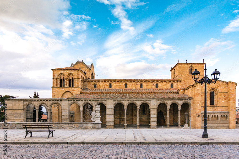 The Basilica of Saint Vincent is a Romanesque church located in Avila, Spain, the largest and most important city after the Cathedral