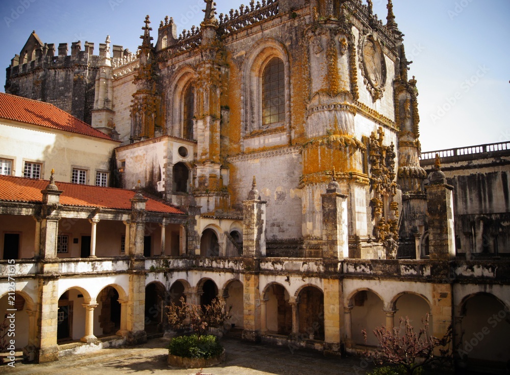 The castle of Templars (Konventu-de-Krishtu) - one of the most known castles in Portugal constructed in the 12th century.